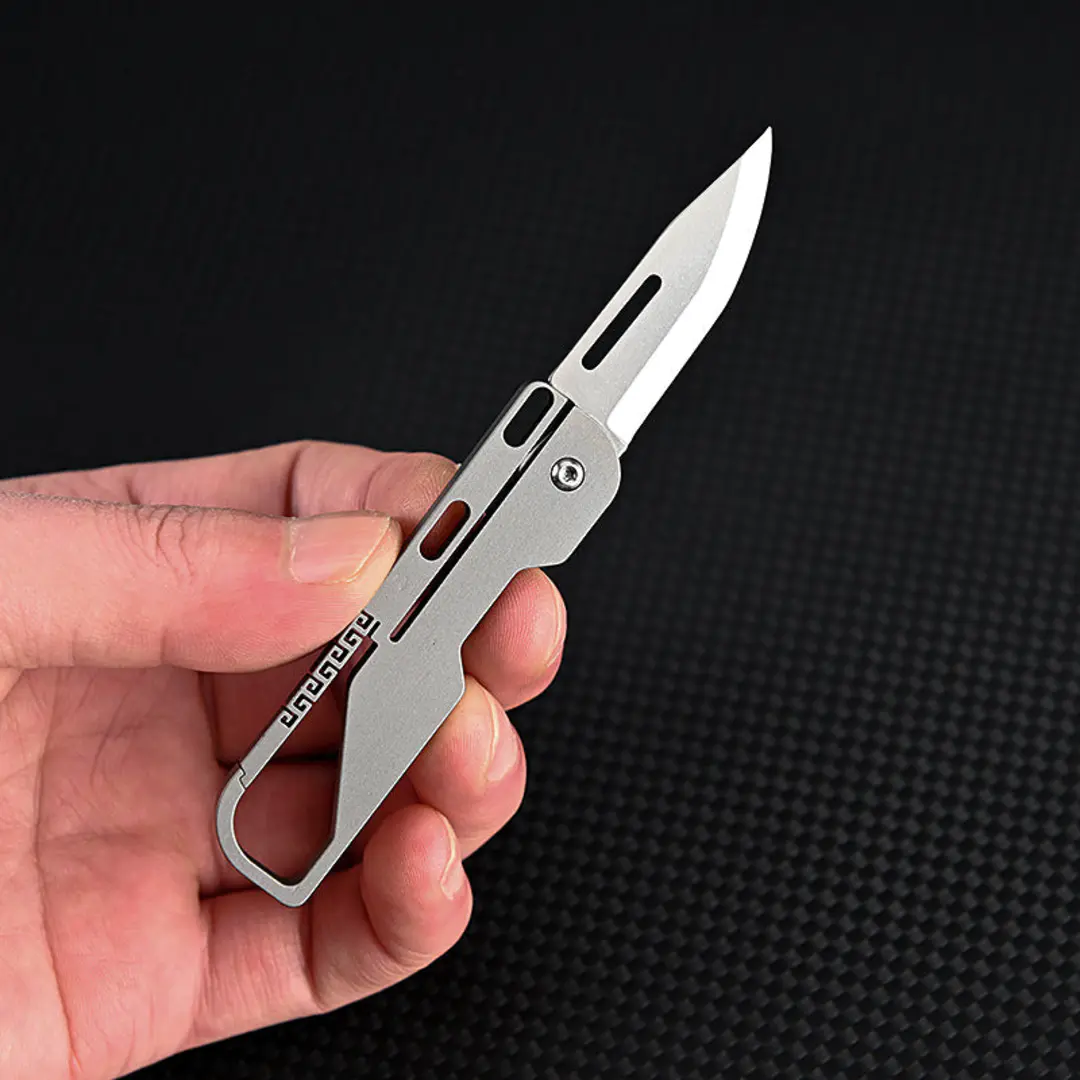 Titanium Keychain Pocket Knife - Image 5